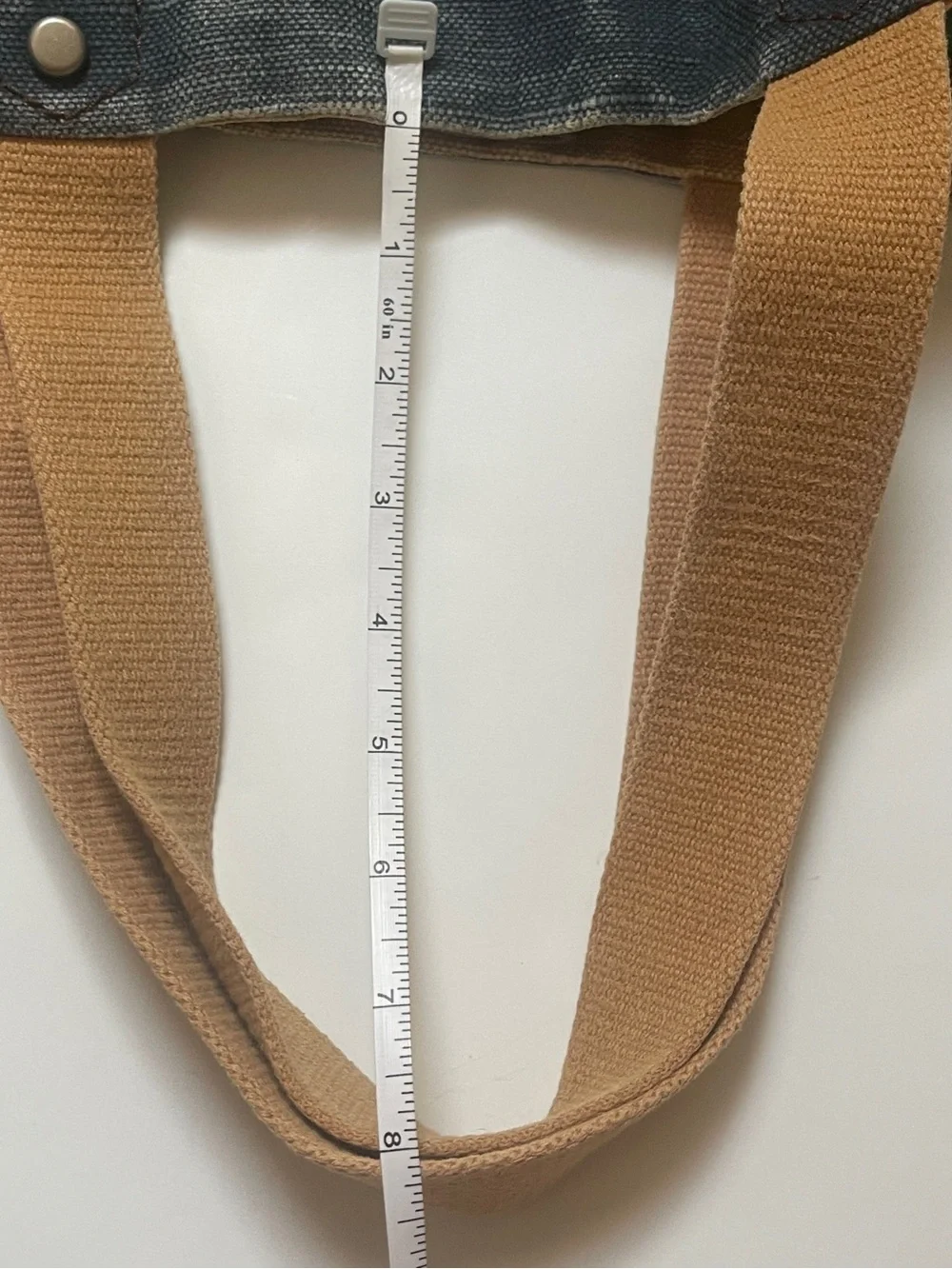 Fossil Vintage Canvas Two-Pocket Tote Bag